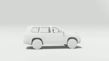 Otomobil video animasyonu 3D oluşturuldu