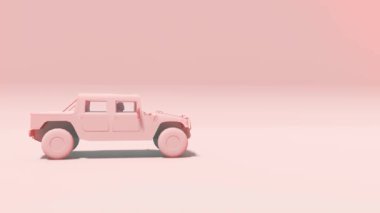 Otomobil video animasyonu 3D oluşturuldu