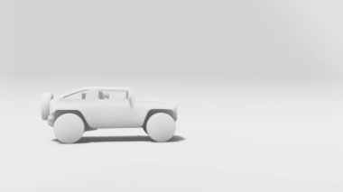 Otomobil Animasyonu 3d video oluşturuldu