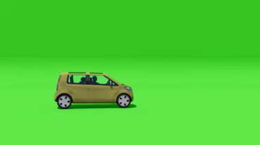 Otomobil Animasyonu 3d video oluşturuldu