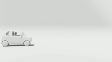 Otomobil Animasyonu 3d video oluşturuldu