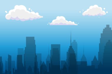 vektör şehir manzarası arka planı