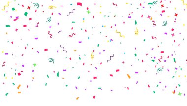 parti kutlaması konfetisi