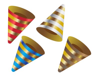 Bir partinin arka planının vektör illüstrasyonu