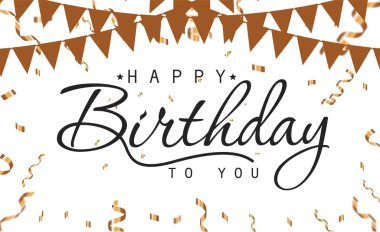 vektör çizim ile metin mutlu yıllar