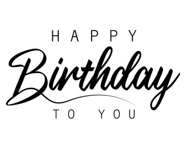 vektör mutlu doğum günü kartı.