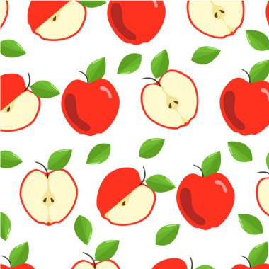 Kırmızı elma seamless modeli