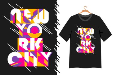 New York tişörtleri. t-shirt tasarımı