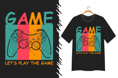 Futbol ve futbolcuların renk çizimleriyle tişört tasarımı