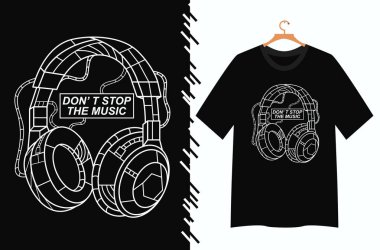 t-shirt ve yazdırma vektör kümesi