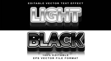 Düzenlenebilir metin efekti, yüksek çözünürlüklü orijinal 3 boyutlu