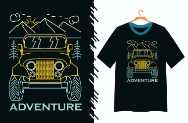 Vektör çizimi. t - shirt, design, print, poster, t - shirt tasarımı