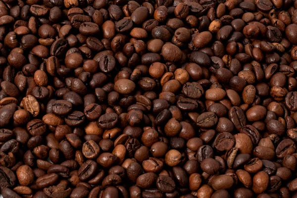 Arka plan görüntüsü olarak kavrulmuş kahve çekirdekleri.