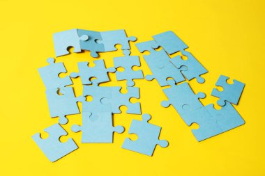 The split puzzle is isolated in the background