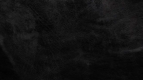 Klasik Siyah Deri Doku Arkaplanı. Lüks siyah deri yüzey arkaplanı.