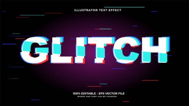 Arıza metin şablonu, vektör illüstrasyonu 