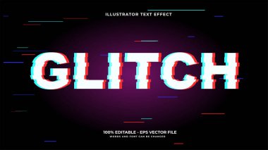 Arıza metin şablonu, vektör illüstrasyonu 