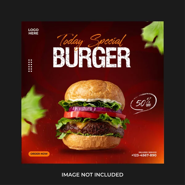 stock vector burger banner template vector illustration 