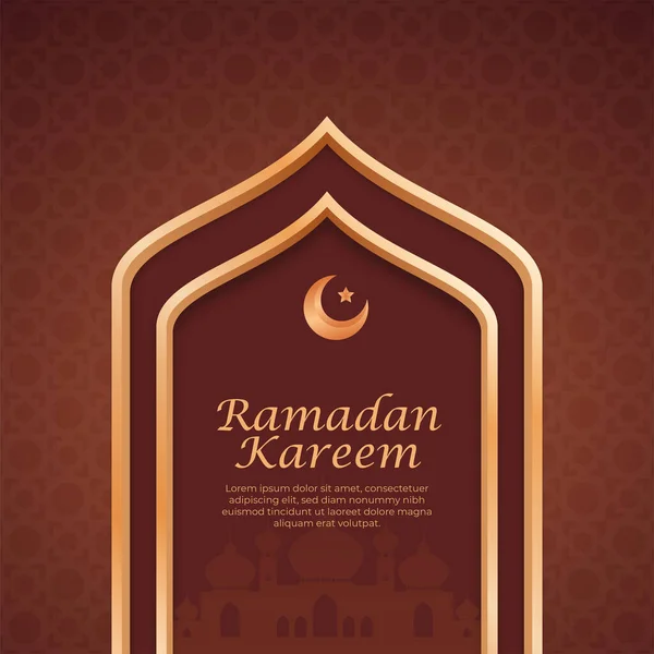 現実的なラマダン ノルデム販売 イスラムの装飾的なランタンの背景 — ストックベクタ
