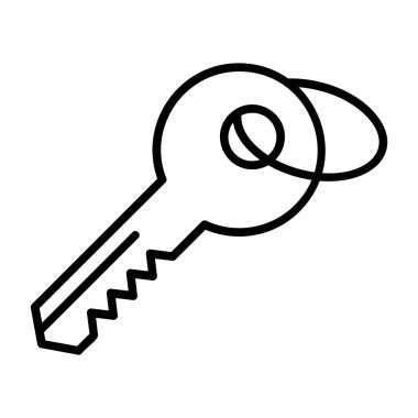 Anahtar vektör satırı simgesi