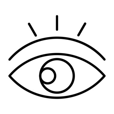 Göz simgesi. özet vektörü