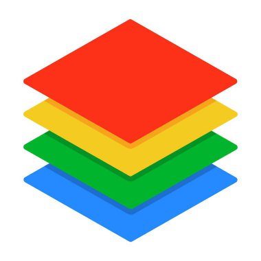 Ukrayna bayrağının vektör illüstrasyonu