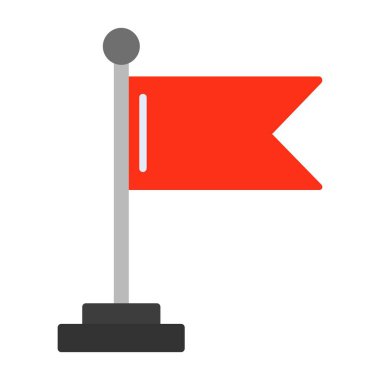 Bayrak vektör simge işareti simge vektör çizim kişisel ve ticari kullanım için..