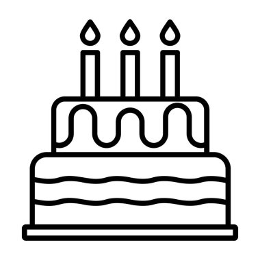 kek çizgisi vektör simgesi