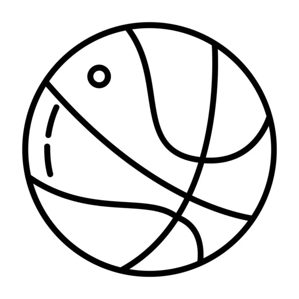 Ilustración Vectorial Icono Baloncesto — Vector de stock