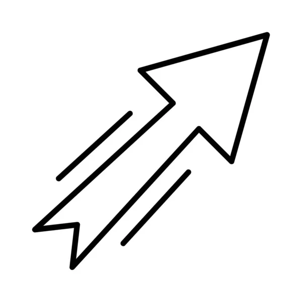 Pfeil Richtung Richtung Symbol — Stockvektor