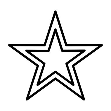 bir yıldız, simge, vektör