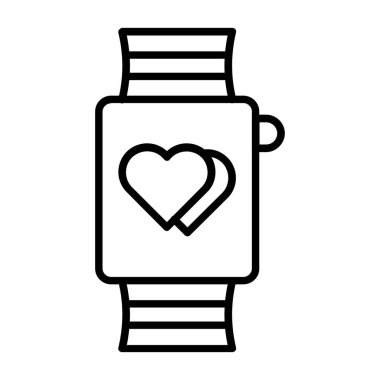 kalp saati simgesi, taslak biçimi