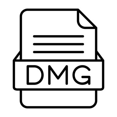 Ayrıntılı özet biçimi ile dosya biçimi vektör simgesi