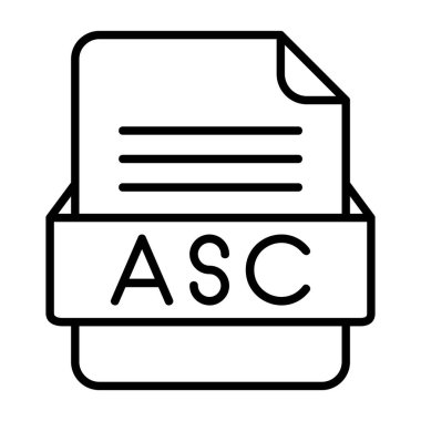 Ayrıntılı özet biçimi ile dosya biçimi vektör simgesi