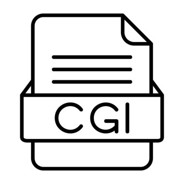 Ayrıntılı özet biçimi ile dosya biçimi vektör simgesi