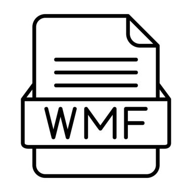 Ayrıntılı özet biçimi ile dosya biçimi vektör simgesi