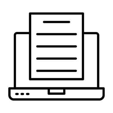 bilgisayar simgesi vektör illüstrasyonu