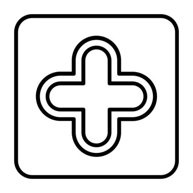 çapraz simge vektör illüstrasyonu