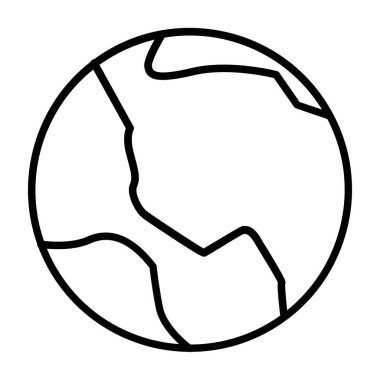 futbol topu simgesi, vektör illüstrasyonu