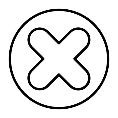 Simge vektör illüstrasyonunu sil