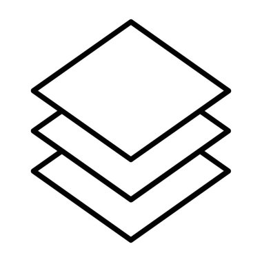 kutu vektörü ince çizgi simgesi