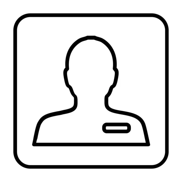 Ayrıntılı ana hatlar biçiminde hesap vektör simgesi