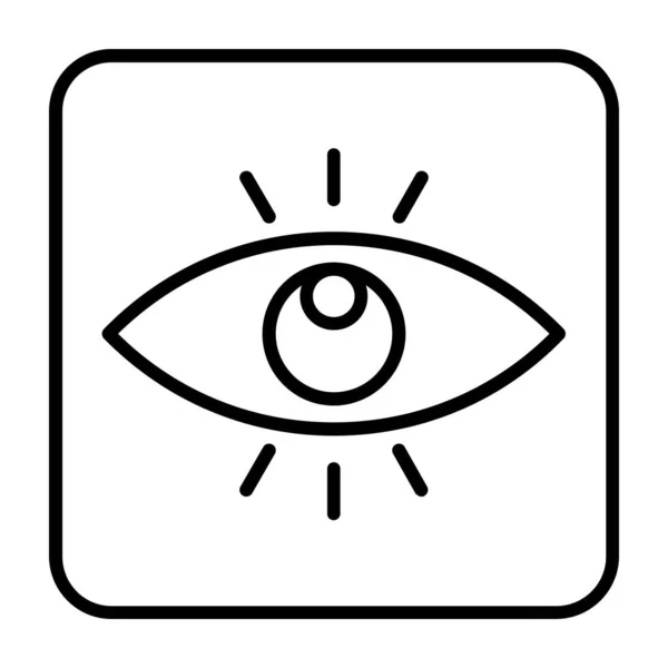Ilustração Vetorial Ícone Olho — Vetor de Stock