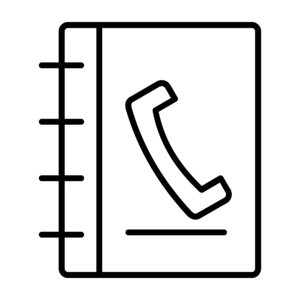 Ilustrație Vectorială Icon Telefon — Vector de stoc