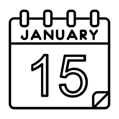 Takvim simge tasarlamak vektör