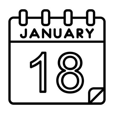 Kişisel tarih takvimi olan illüstrasyon