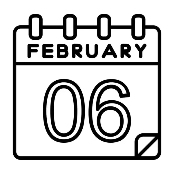 Szesnastego Stycznia Dzień Miesiąca Ikona Daty Kalendarzowej Kalendarzu Planowanie Zarządzania — Wektor stockowy