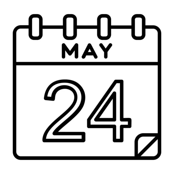 Απριλίου Εικονίδιο Διανυσματικού Ημερολογίου — Διανυσματικό Αρχείο