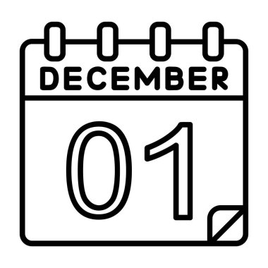 Ayrıntılı özet biçimi ile 1 Aralık simgesi