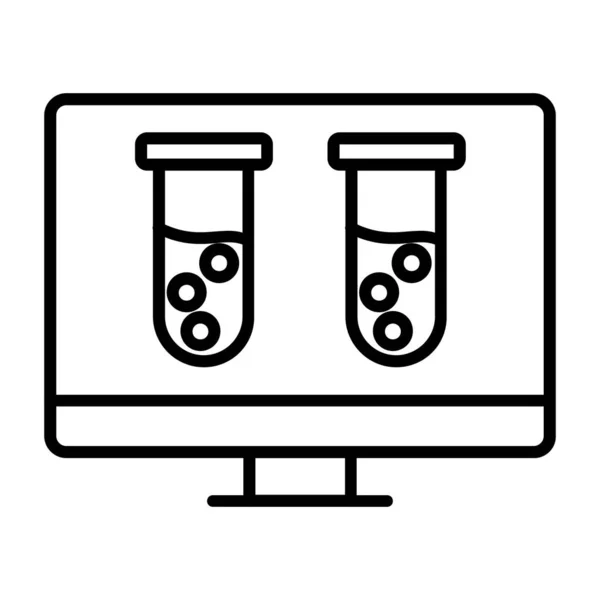 Science Lab Illustration Vectorielle Icône — Image vectorielle